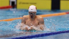 Phá kỷ lục SEA Games, nhưng Hưng Nguyên chỉ về thứ 5 nội dung bơi 400m hỗn hợp